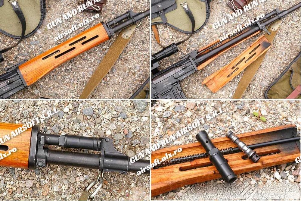 PUSCA DRAGUNOV MODIFICATA MAX! (Sniper 5.8J) Completa + Armare Manuala