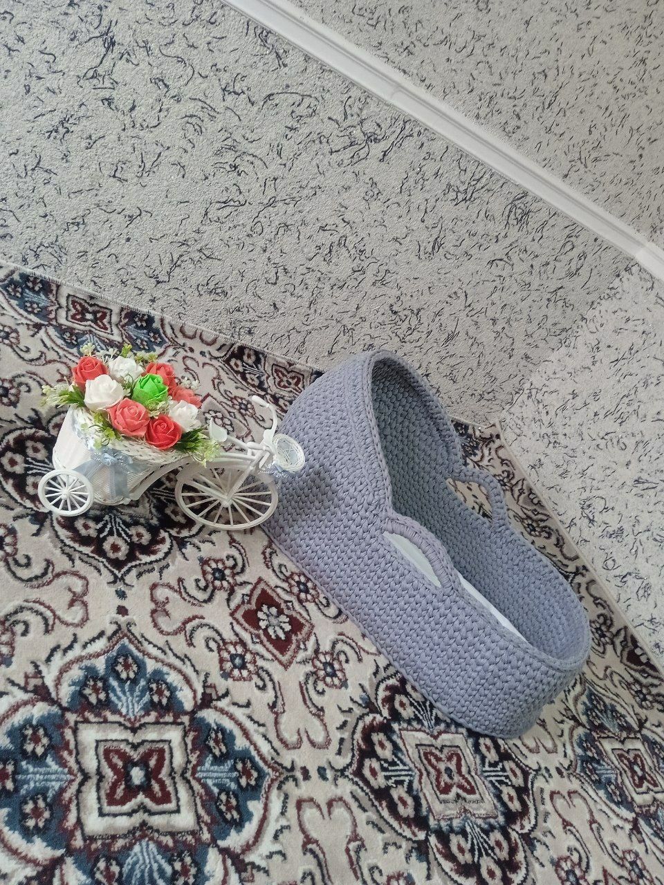 Люлька и детский плед