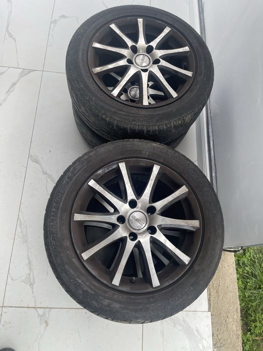 Jante Volkswagen 5x112 golf 5 R16 Dezent cauciuc Tigar 205/55 Vara