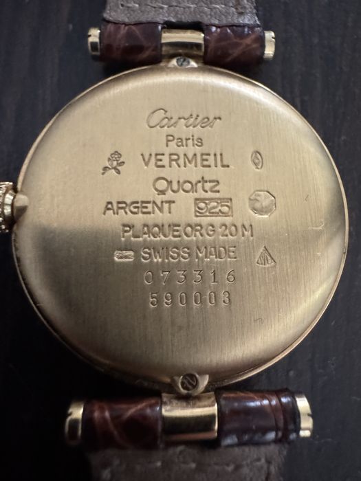 Ceas Must de Cartier  Verneil 30 mm