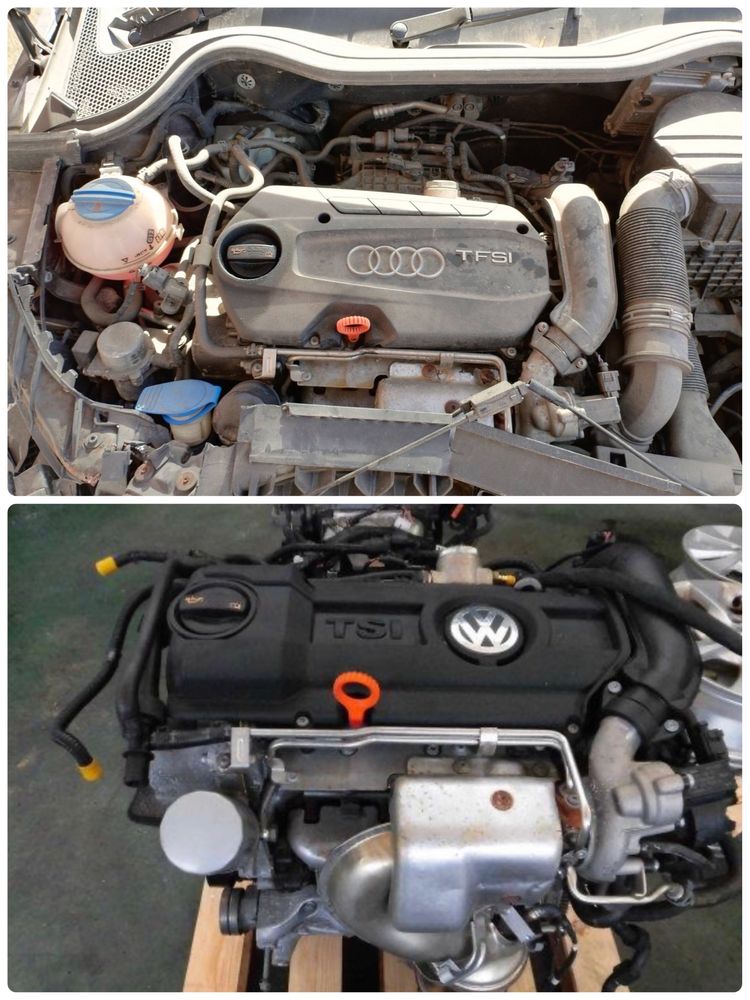 Двигател 1,4TSI CAX 122к.с. 2011г 35 000км Audi VW Passat Skoda Seat