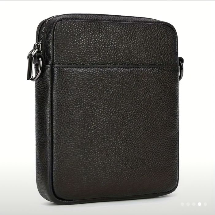 20%Промоция•Компактни кожени дисплей чанти за през рамо/Черни и Кафяви