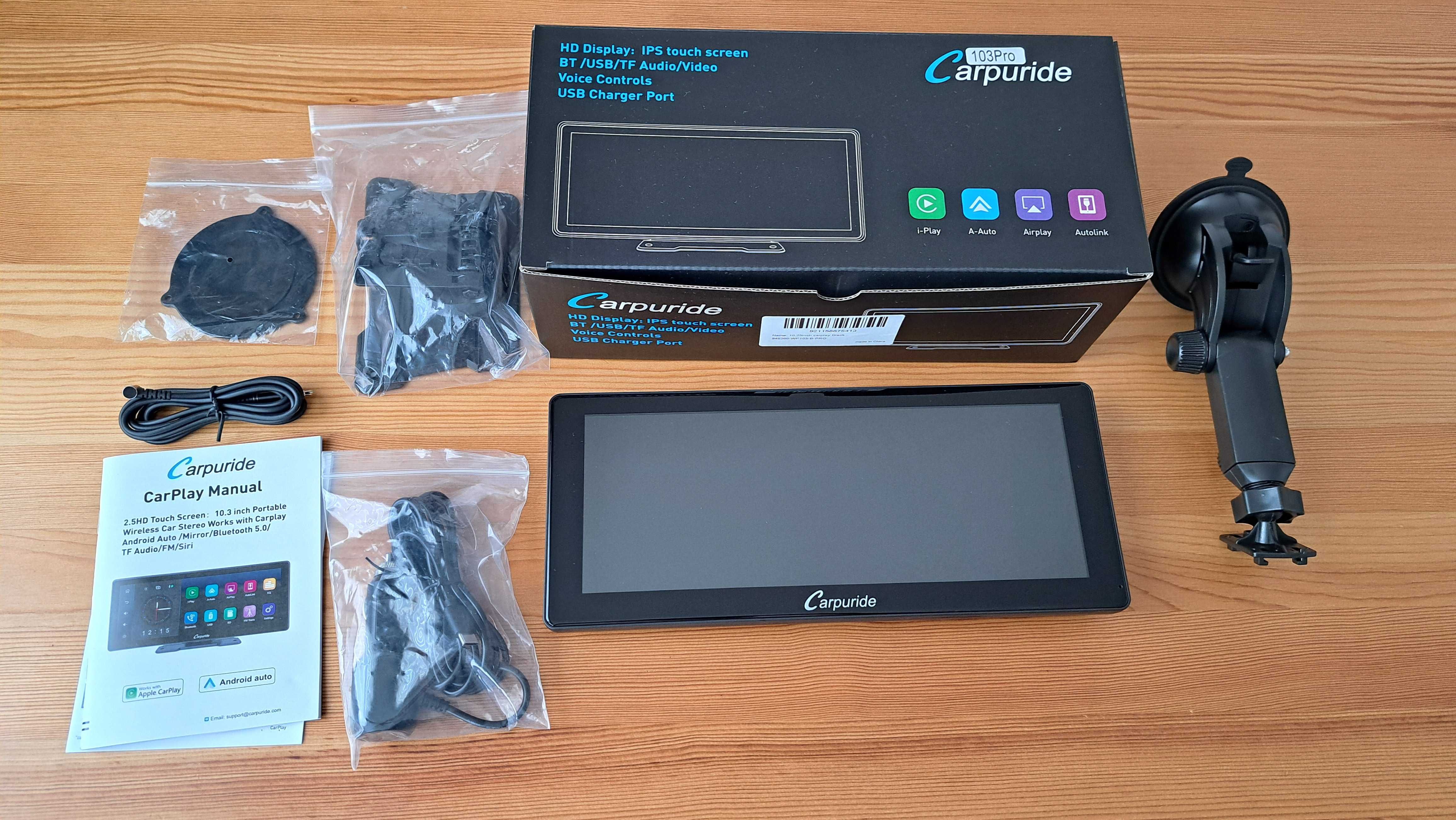 CARPURIDE W103 Pro 10.3-inch - Wireless Apple Carplay&Android Auto