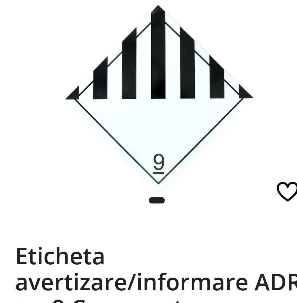 Etichete adr nr 8 si 9