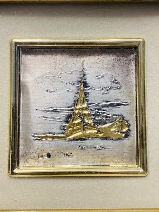 Vand tablou pe foita din arginto