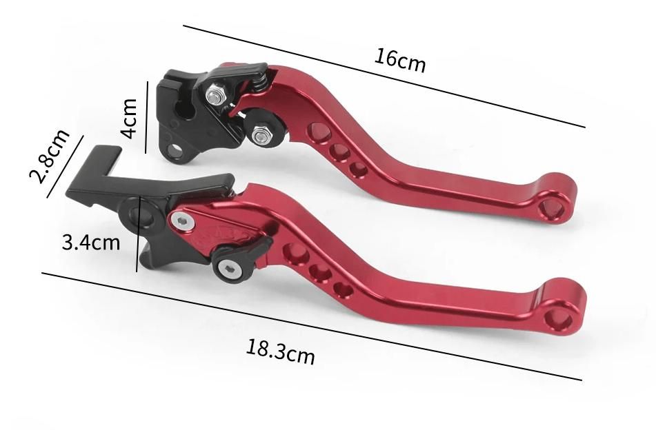 Дръжки №4067-2 Лост за спирачка/съединител RED