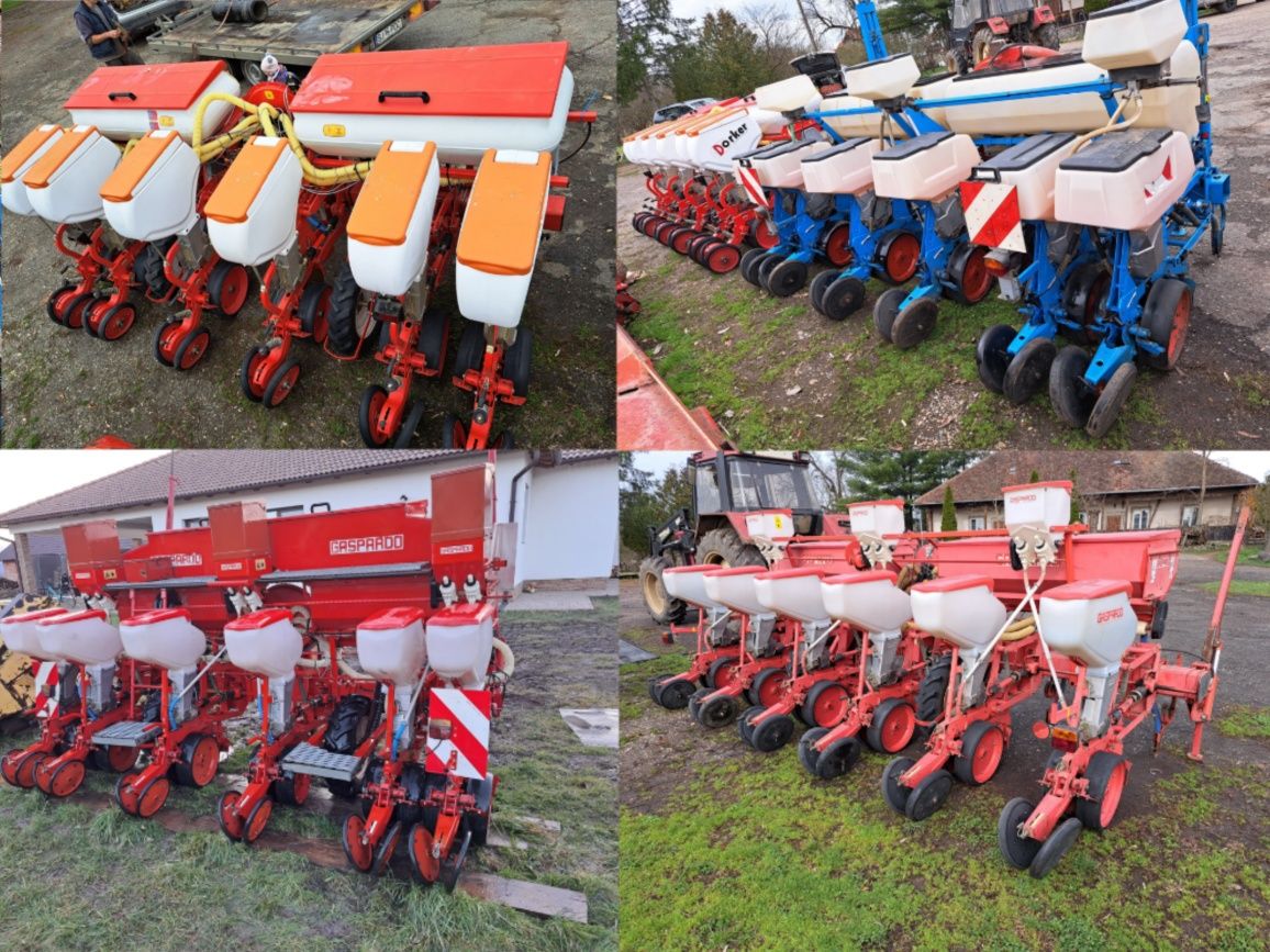 Semanatoare porumb Monosem , Kuhn maxima, Gaspardo , cadru telescopic