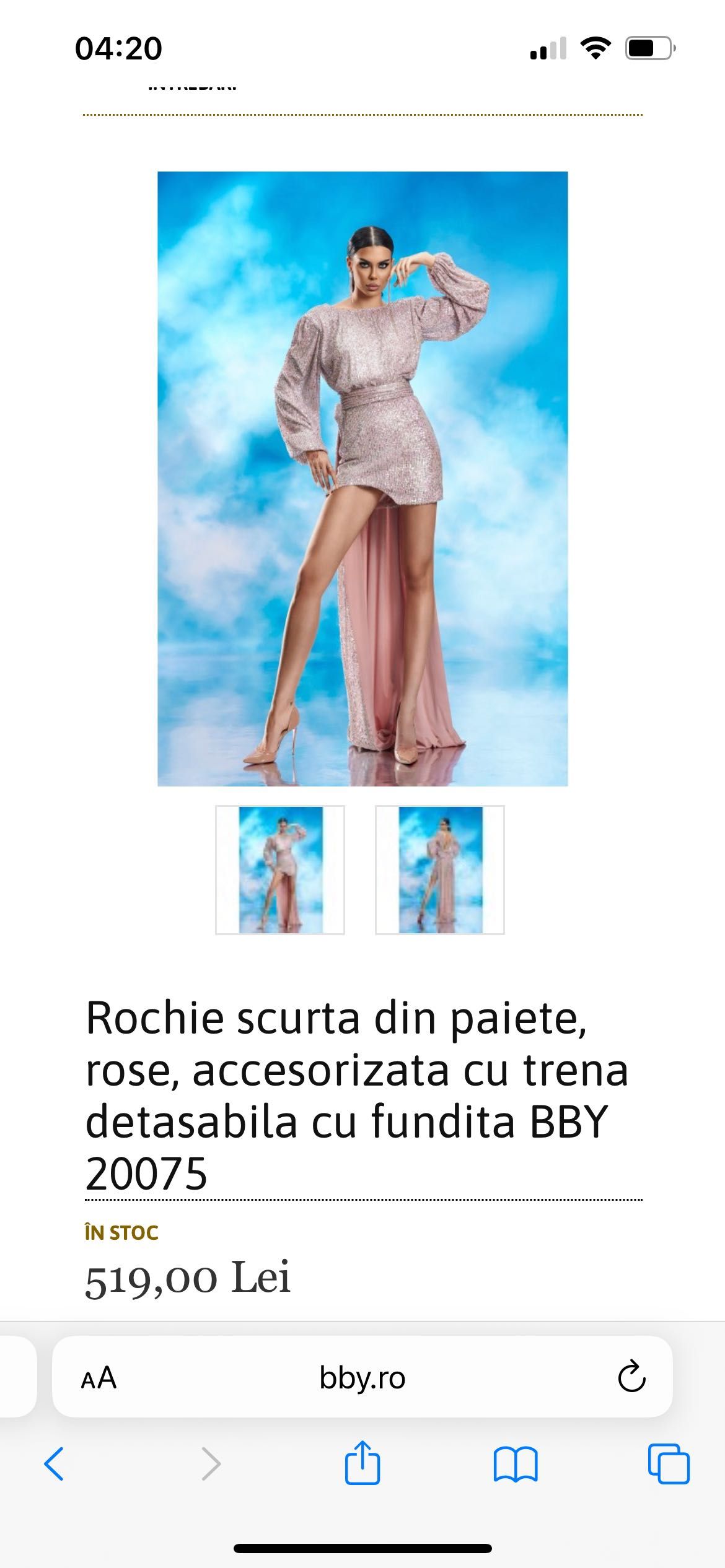 Rochie Bby mărimea 38