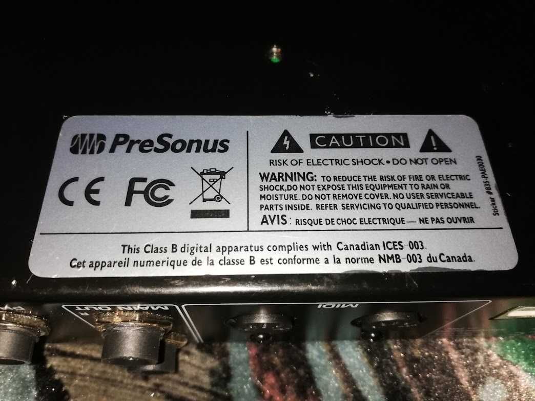 interfata audio,placa sunet Presonus AudioBox USB