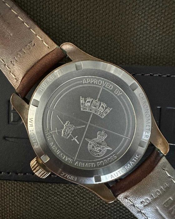 Ceas automatic barbatesc Bremont Broadsword - carcaza bronz