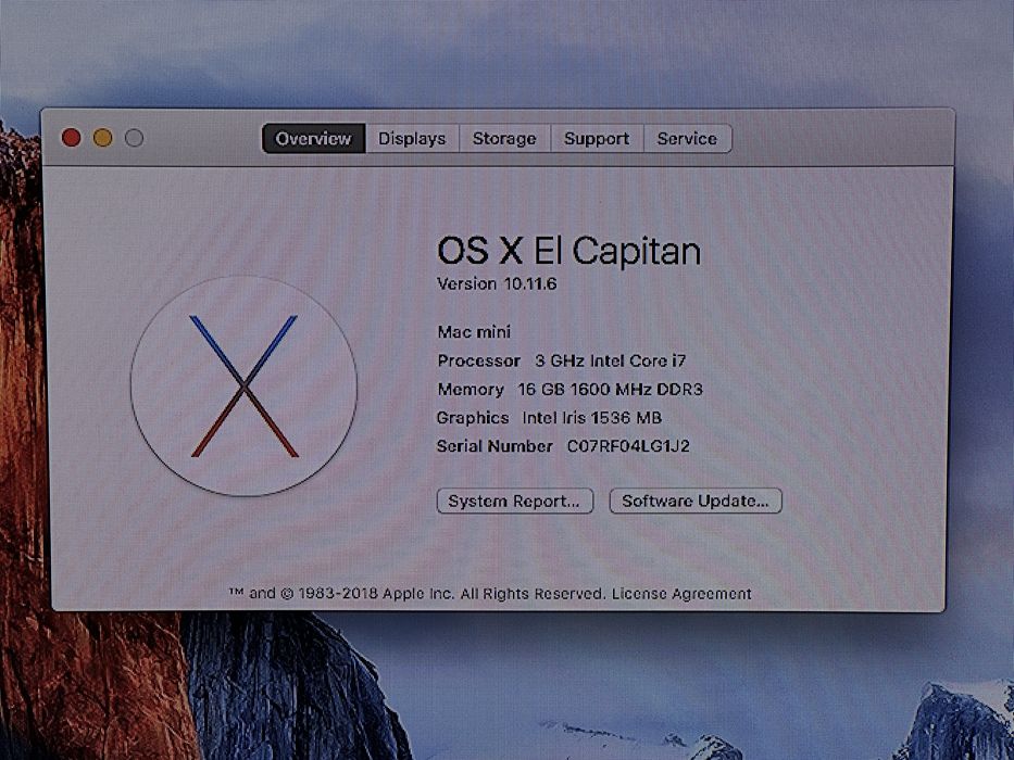 Mac mini A1347 3GHz Intel Core i7 16GB RAM 1TB