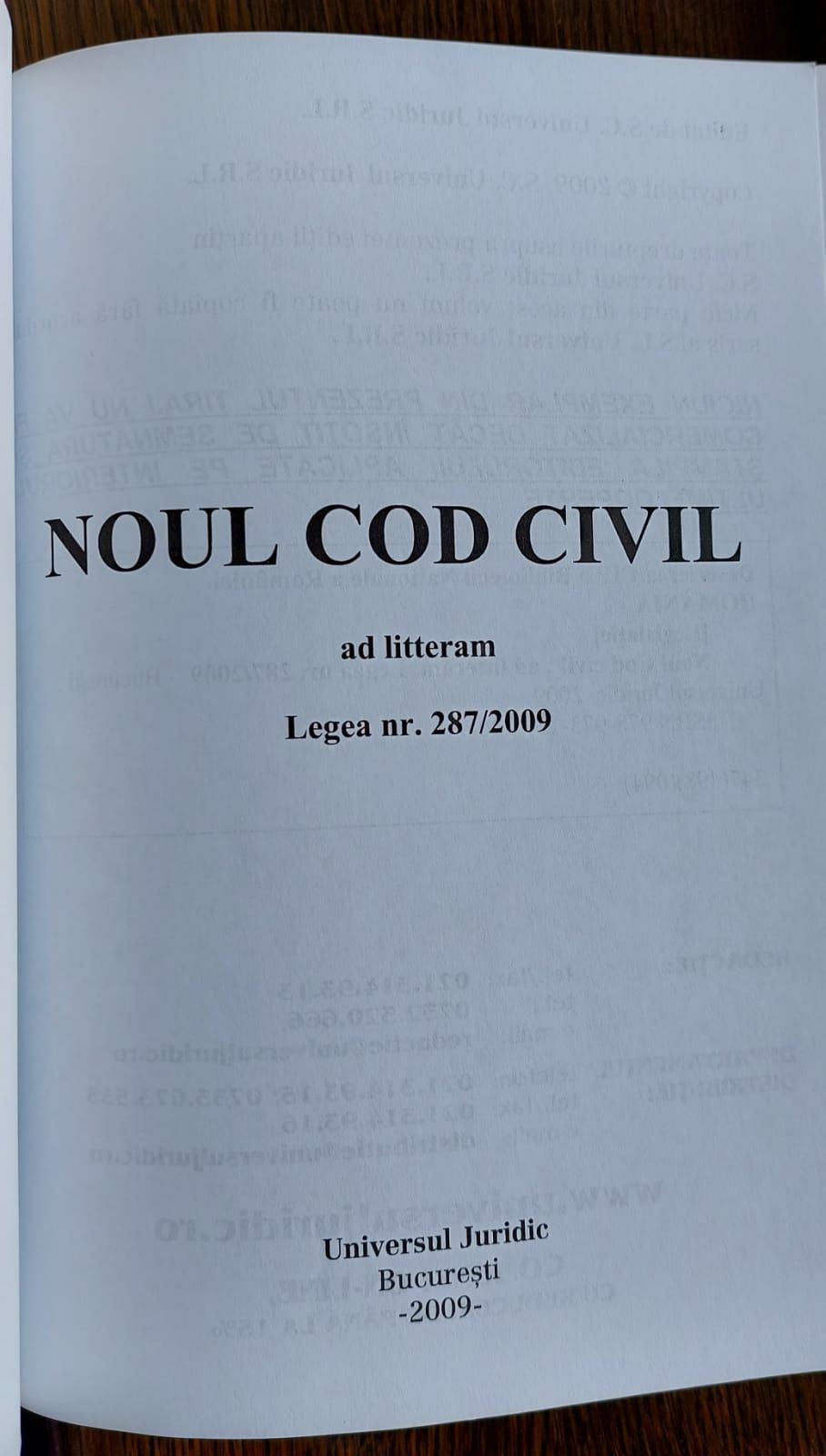 Codul civil - prima versiune