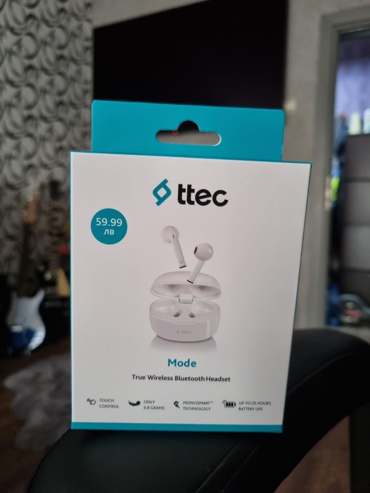 TTEC безжични слушалки, НОВИ, НЕОТВАРЯНИ