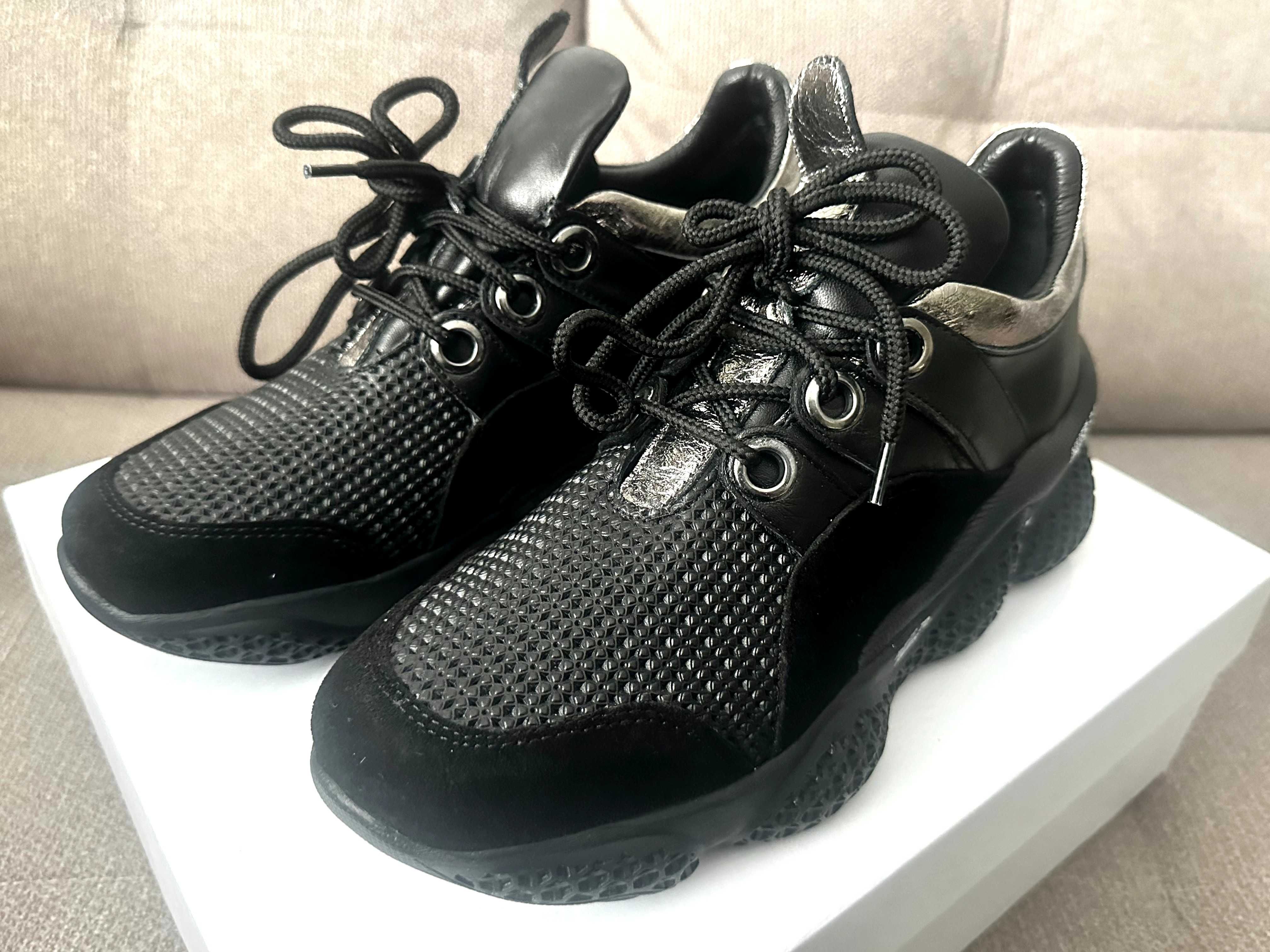 Спортни обувки от естествена кожа Massimo Zardi - чисто нови