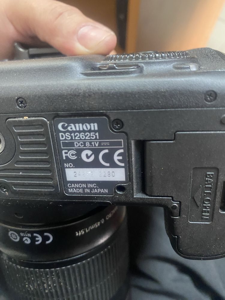 Aparat fotografiat canon
