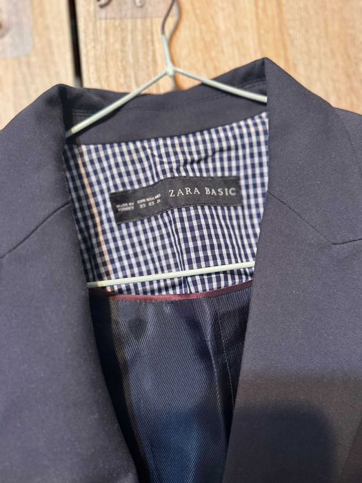 Sacou elegant negru-bleumarin