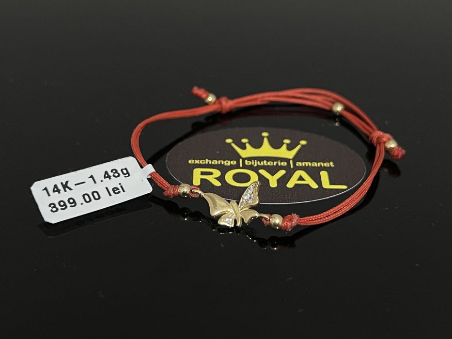 Bijuteria Royal CB : Bratara snur bile aur 14k 1,43 grame