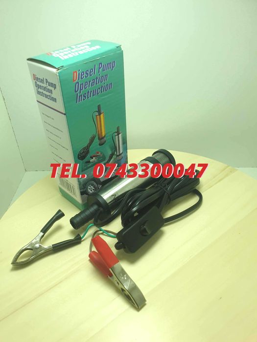 Pompa Submersibila La 12v Ptr Motorina Apa Ulei 12litriminut Din In