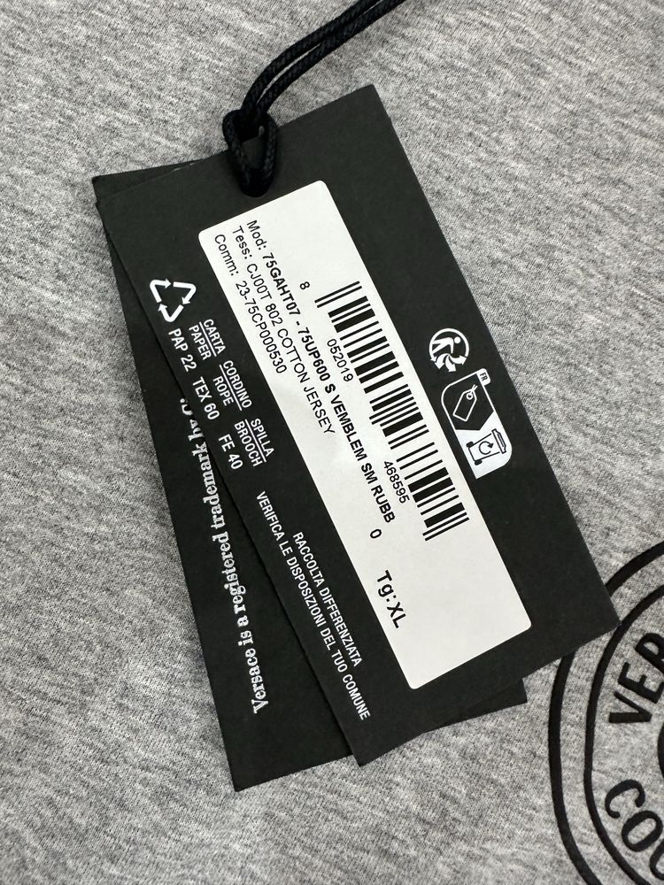 Tricou Versace Grey XL Slim Fit Original