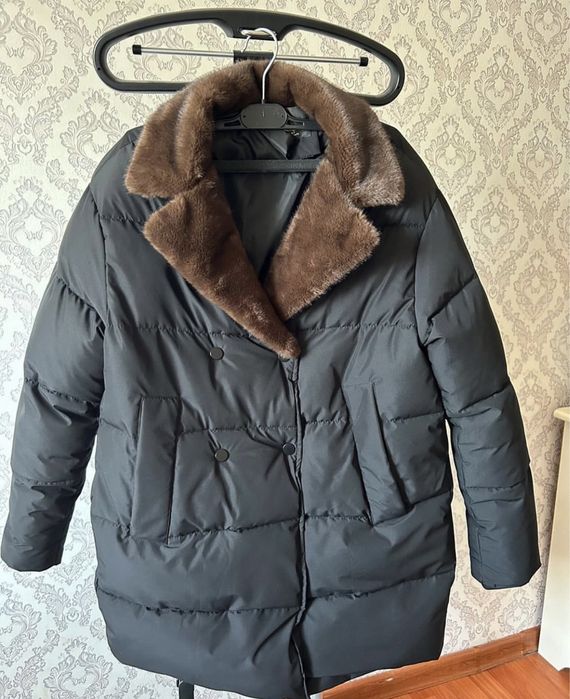 Пуховик с мехом