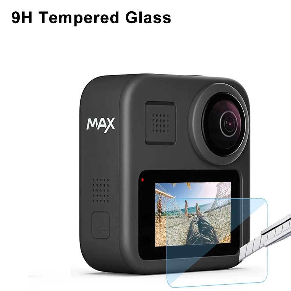 Husa silicon + folie sticla display + protectie obiectiv GoPro MAX 360