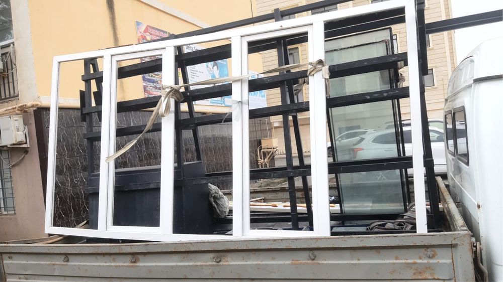 продам бу пластик витраж