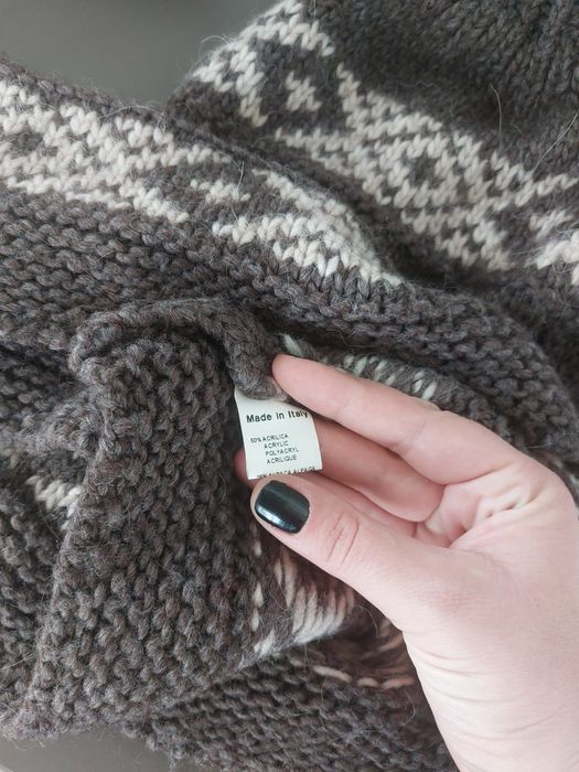 Шапка и шал комплект