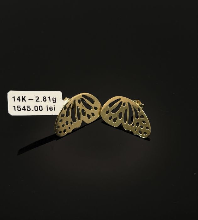 Bijuteria Royal cercei aur 14k 2.81 gr