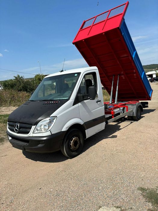 Mercedes Sprinter 518,an 2009,cu basculare trilaterala, Iveco
