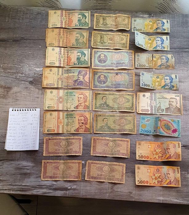 Bancnote vechi pentru colecționari