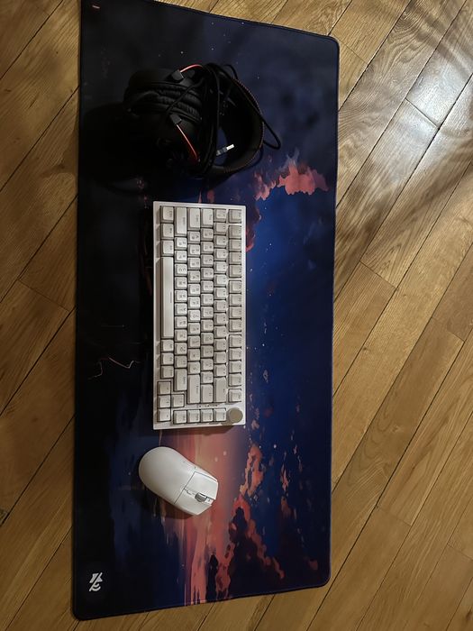 Клавиатура + мышка AJAZZ наушники Hyper x Cloud 2