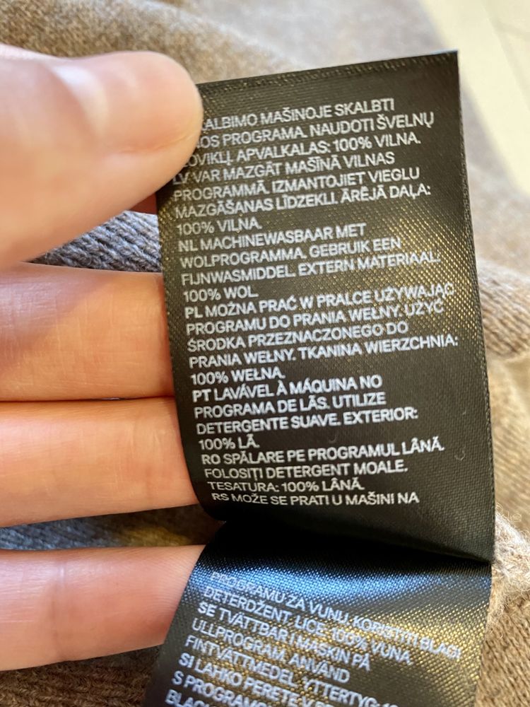 Pulover H&M, 100% lână, măsura M-L