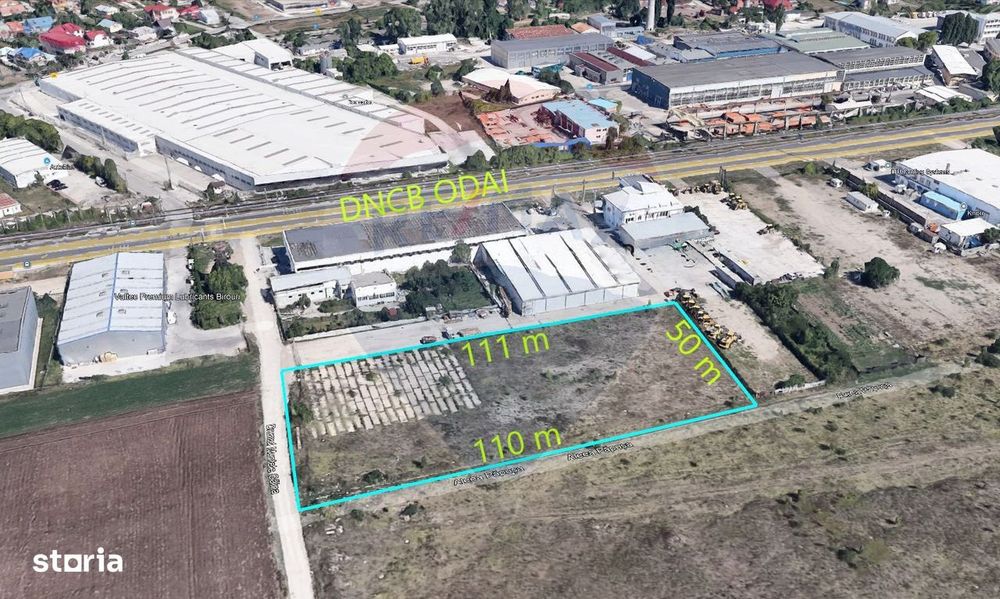 Teren intravilan 5.400 mp | Odăi – Papușa | CUT 2.5 | POT 60% | P+4