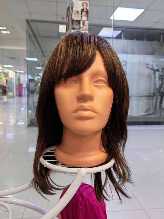 Перука от естествена коса с  дължина 50 см