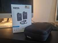 Microfon/Lavaliera Boya, ca nou, la cutie