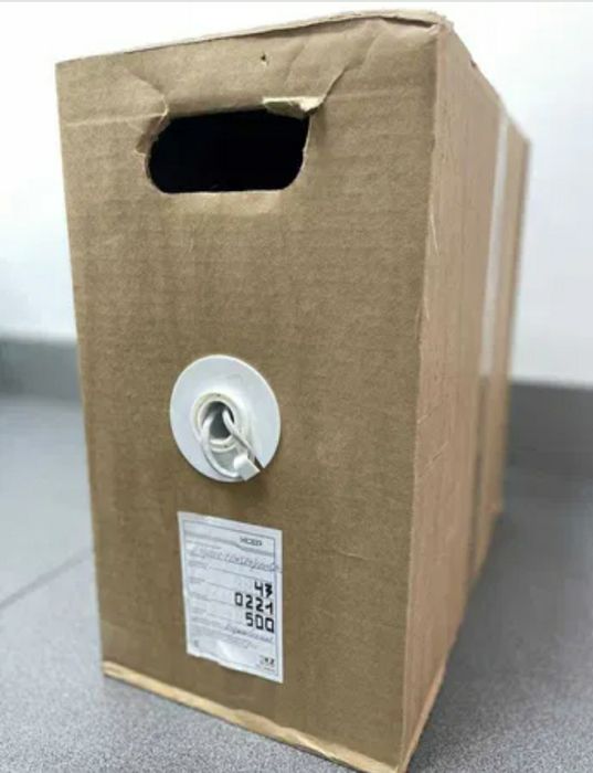 ютп/utp/ 2*2*0.50 cat.5e в бухте 500м, интернет кабель