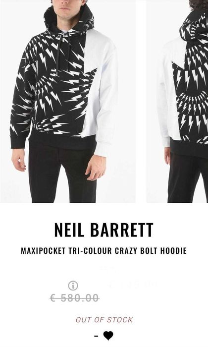 Neil Barrett trening M-L original, retail 1190 euro