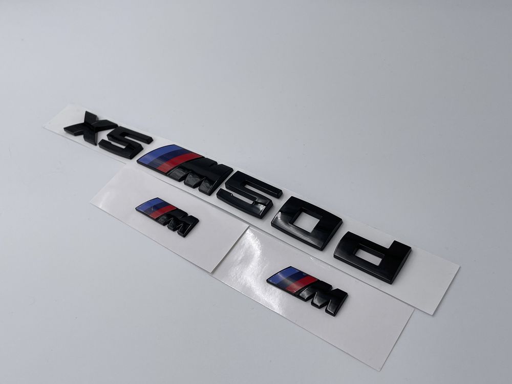 Set Embleme BMW X5 M50d negru