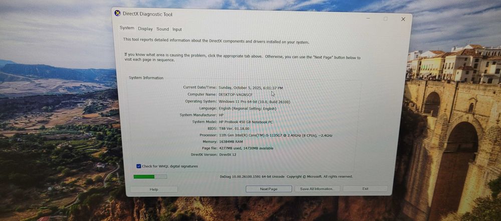 Laptop business HP 450 G8 ,Intel Core i5-1135G7 , 16 gb  full aluminiu