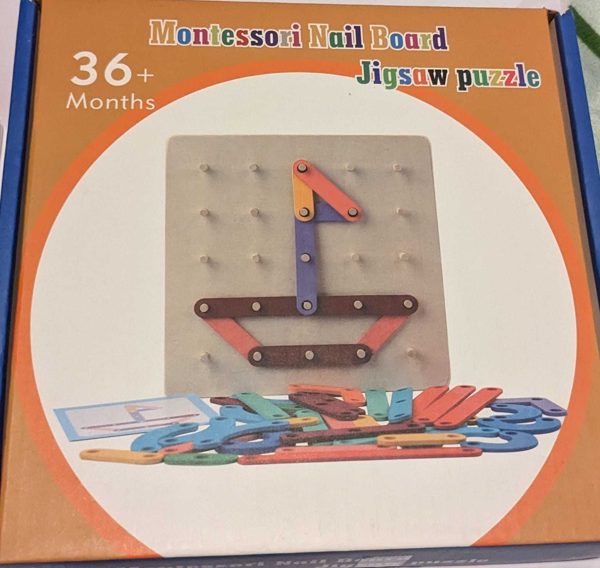 Set Montessori de tip nail board