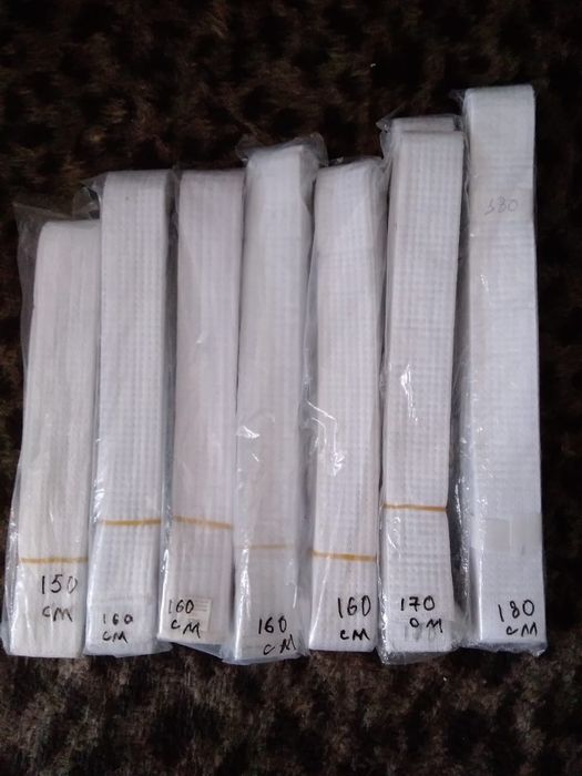 Новые пояса  для Единоборств.