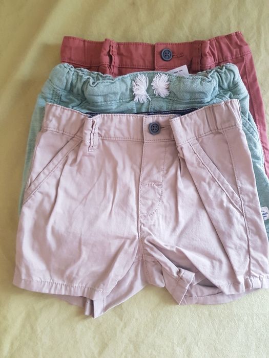 3 къси панталонки, 86см,H&M