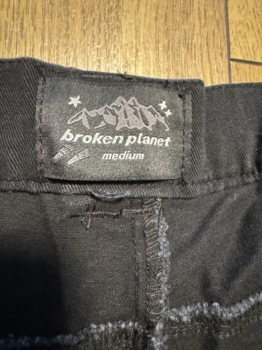 Broken Planet Baggy Cargo Pants Black