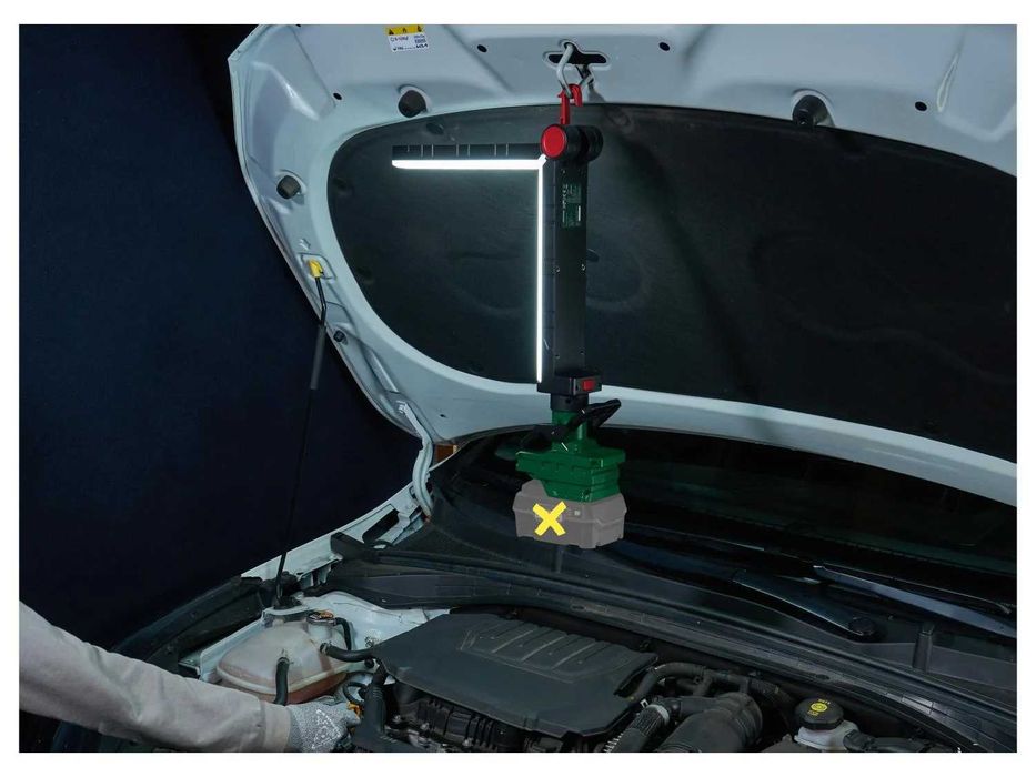 20 V безжична LED лампа-скоба Parkside PLKLA 20-Li A1