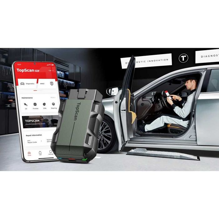 Професионална автодиагностика Topscan PRO с Български език