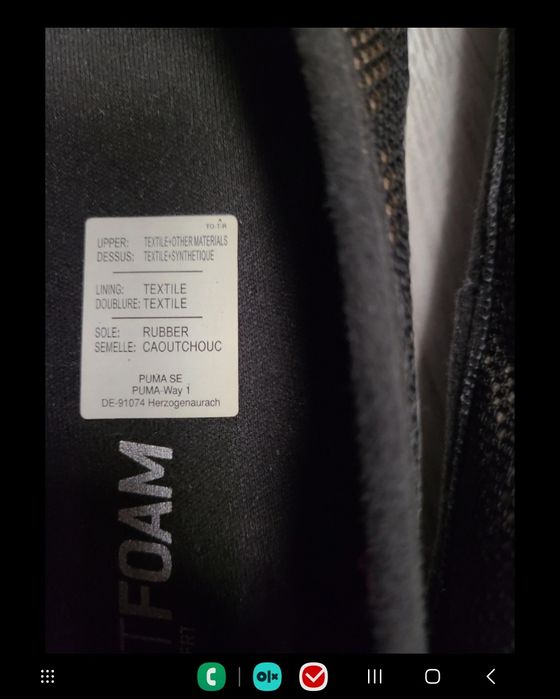 Espadrile PUMA nr 37