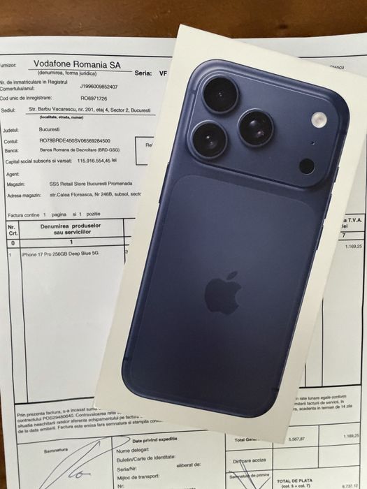 Iphone 17 Pro 256 Gb Deep Blue