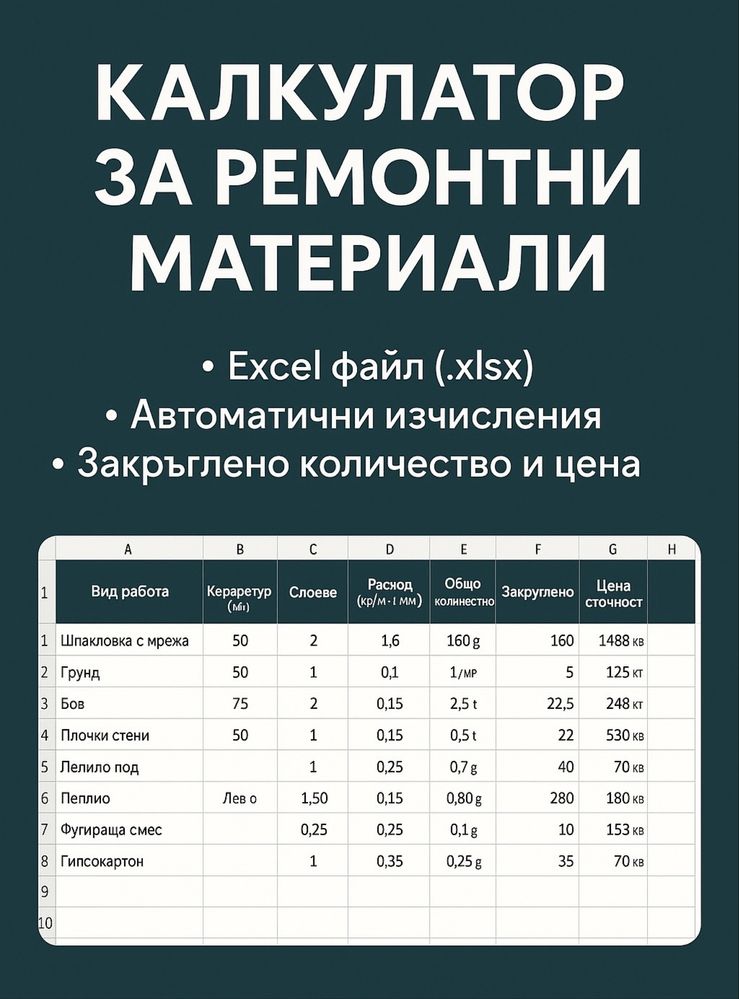 Калкулатор за материали