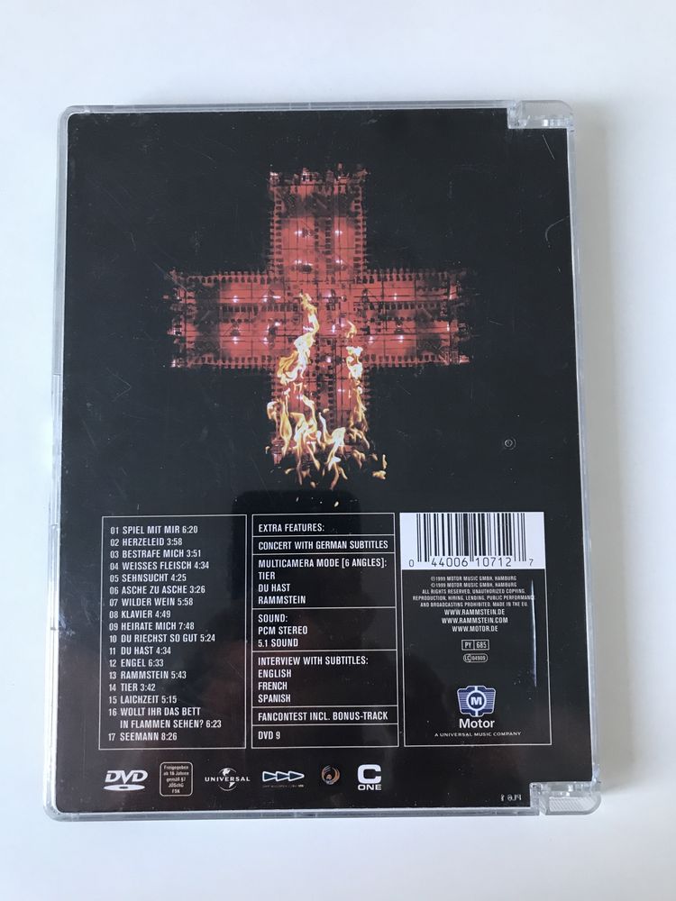 Vand DVD original, Rammstein - Live aus Berlin