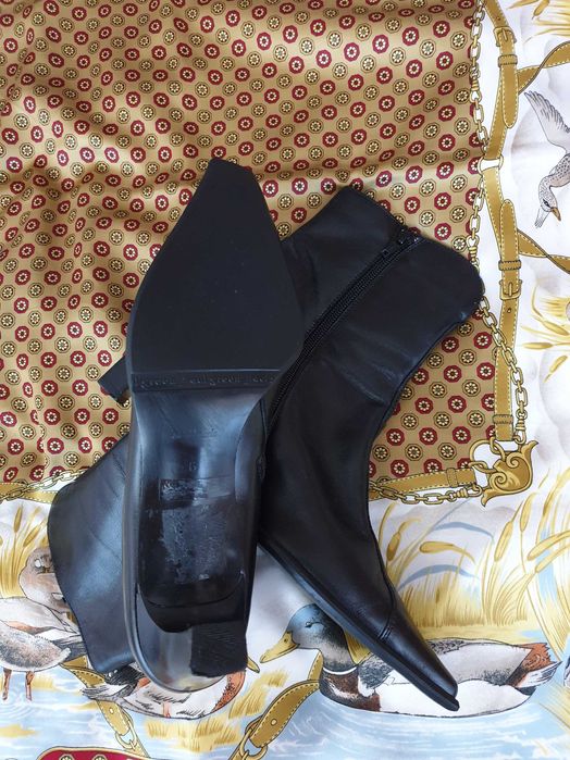 Botine cizme toc piele naturala Paul Green Zara Musette